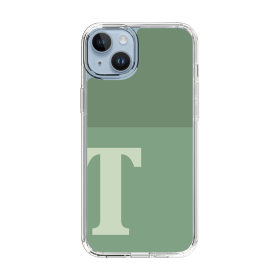 Slim Protection Case［ Original - initial two tone - T green ］