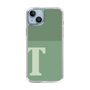 Slim Protection Case［ Original - initial two tone - T green ］