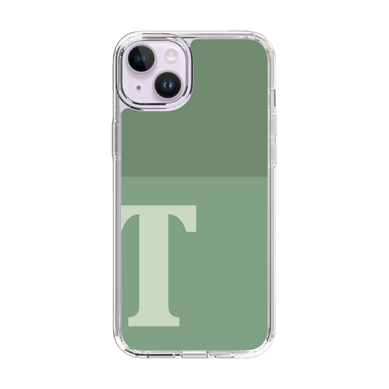 Slim Protection Case［ Original - initial two tone - T green ］