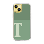 Slim Protection Case［ Original - initial two tone - T green ］