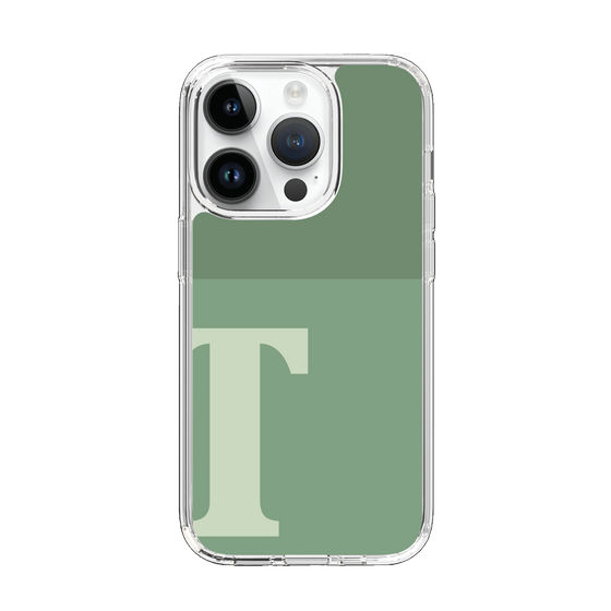 Slim Protection Case［ Original - initial two tone - T green ］