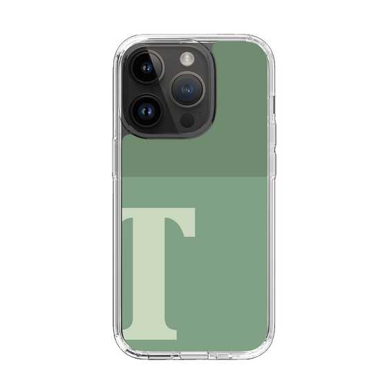 Slim Protection Case［ Original - initial two tone - T green ］