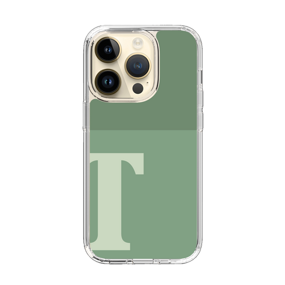 Slim Protection Case［ Original - initial two tone - T green ］