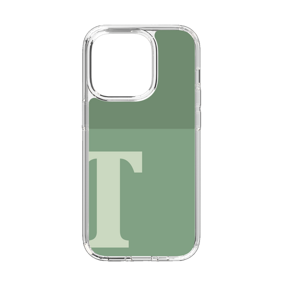 Slim Protection Case［ Original - initial two tone - T green ］