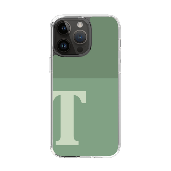 Slim Protection Case［ Original - initial two tone - T green ］