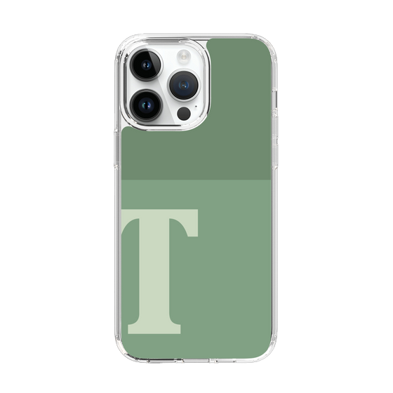 Slim Protection Case［ Original - initial two tone - T green ］
