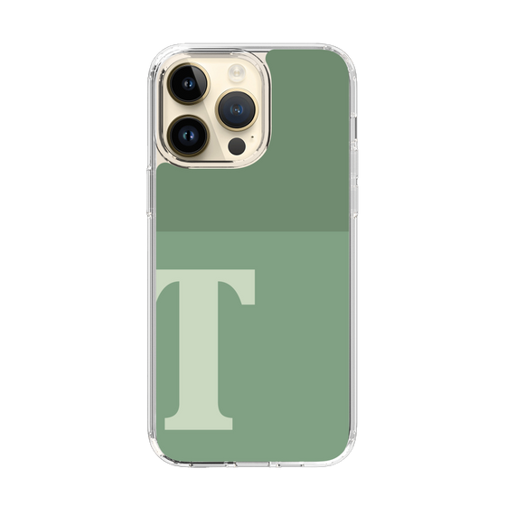 Slim Protection Case［ Original - initial two tone - T green ］