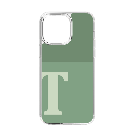 Slim Protection Case［ Original - initial two tone - T green ］