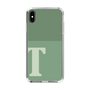 Slim Protection Case［ Original - initial two tone - T green ］