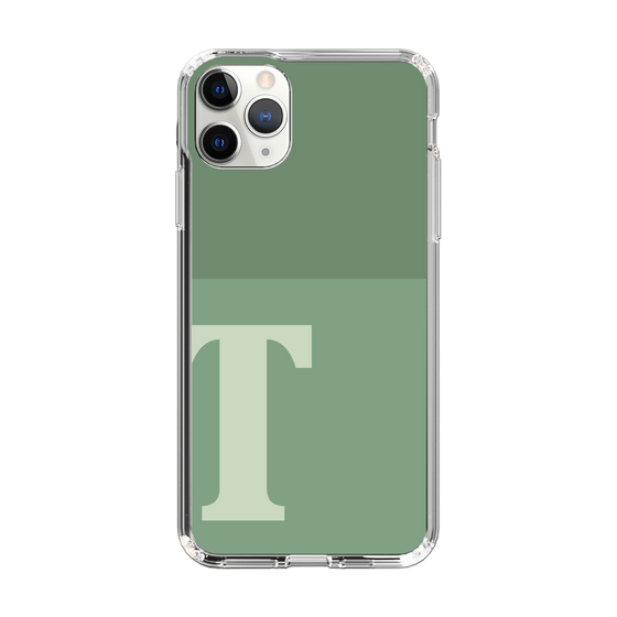 Slim Protection Case［ Original - initial two tone - T green ］