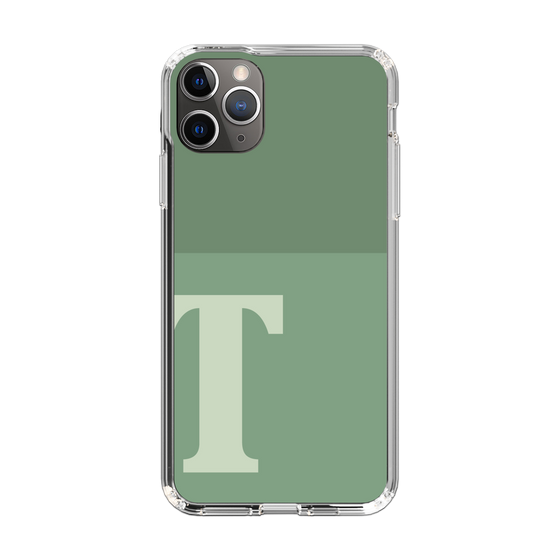 Slim Protection Case［ Original - initial two tone - T green ］