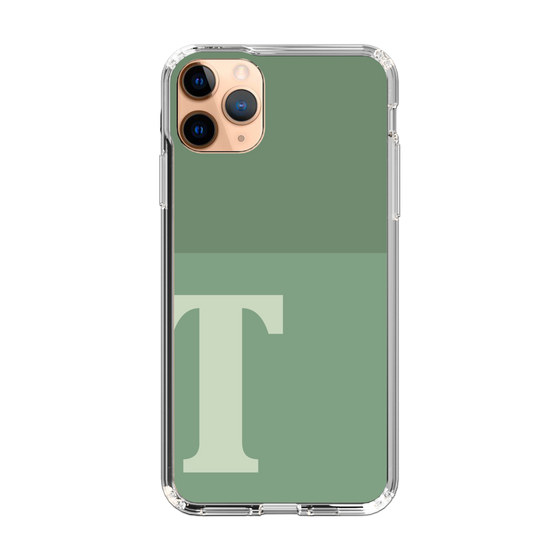 Slim Protection Case［ Original - initial two tone - T green ］