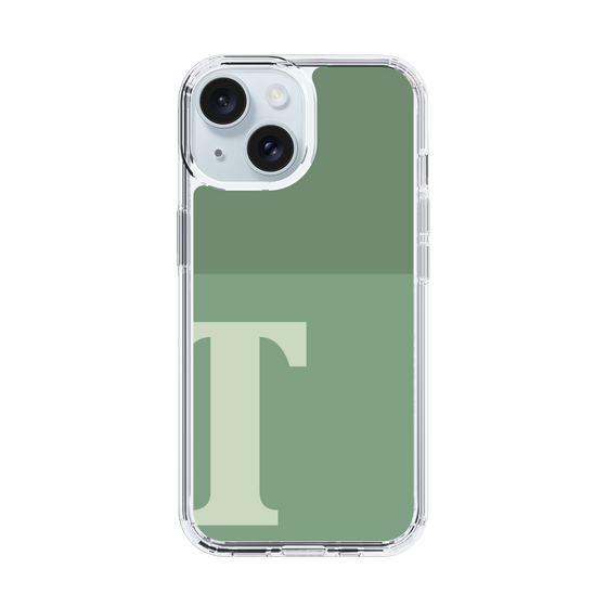 Slim Protection Case［ Original - initial two tone - T green ］