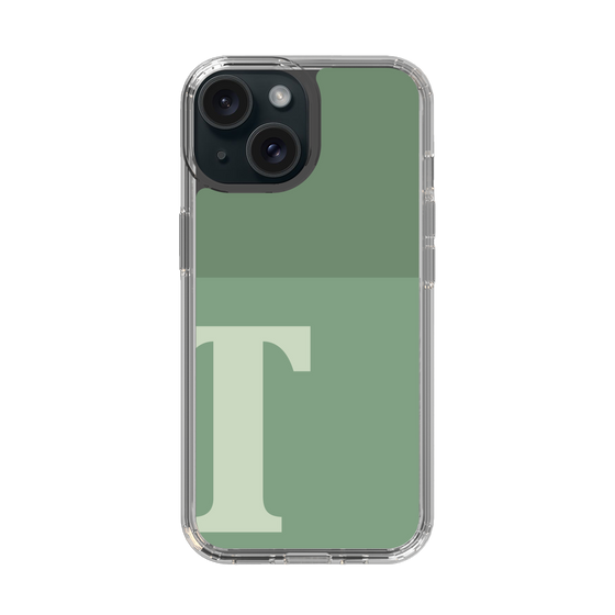 Slim Protection Case［ Original - initial two tone - T green ］