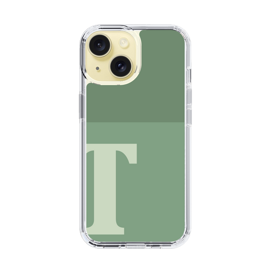 Slim Protection Case［ Original - initial two tone - T green ］