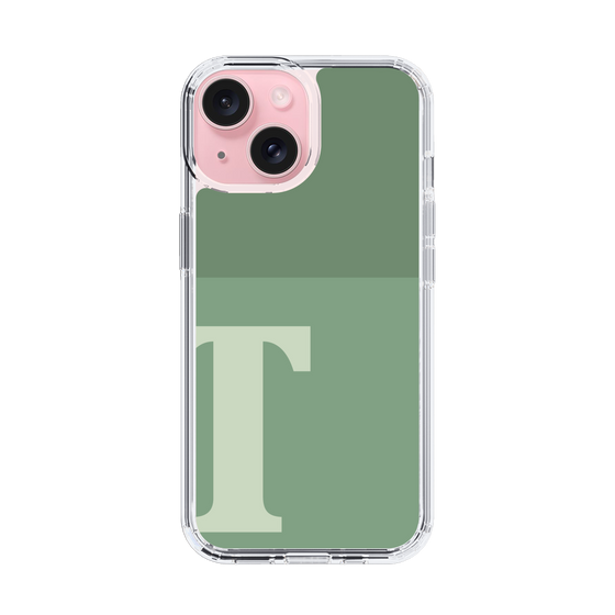 Slim Protection Case［ Original - initial two tone - T green ］