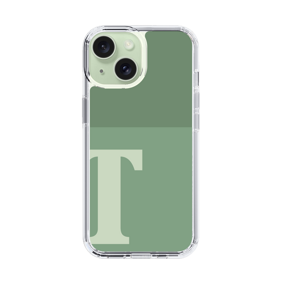 Slim Protection Case［ Original - initial two tone - T green ］