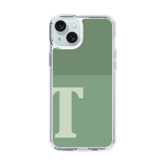Slim Protection Case［ Original - initial two tone - T green ］