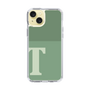 Slim Protection Case［ Original - initial two tone - T green ］