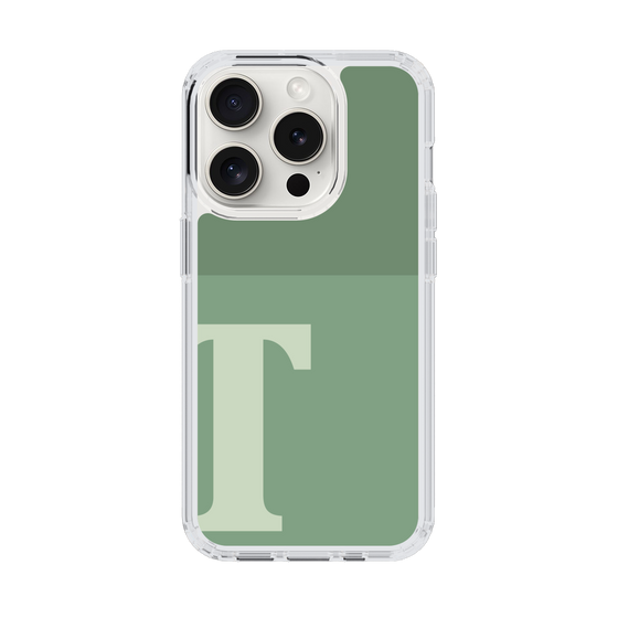 Slim Protection Case［ Original - initial two tone - T green ］
