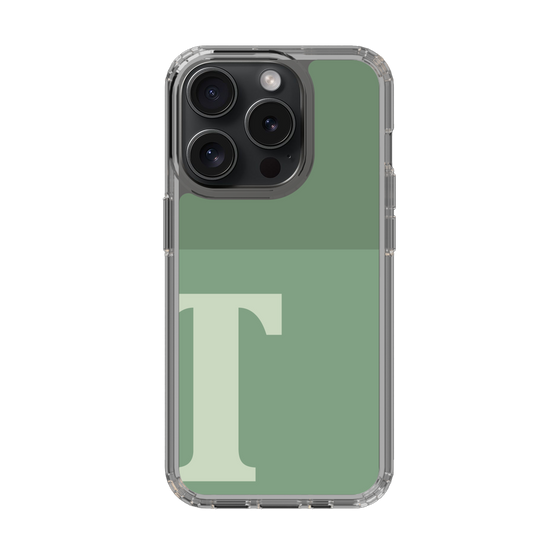 Slim Protection Case［ Original - initial two tone - T green ］
