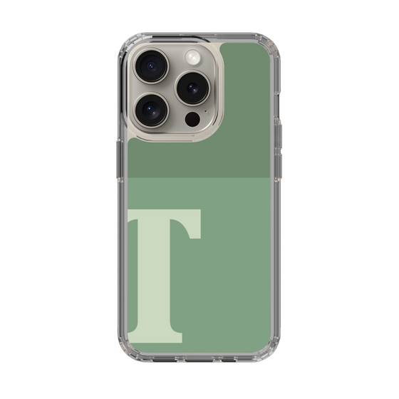 Slim Protection Case［ Original - initial two tone - T green ］