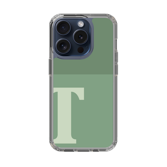 Slim Protection Case［ Original - initial two tone - T green ］