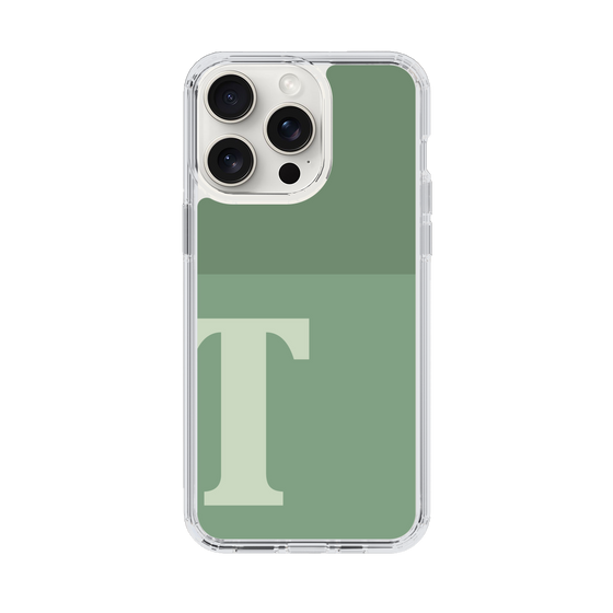 Slim Protection Case［ Original - initial two tone - T green ］