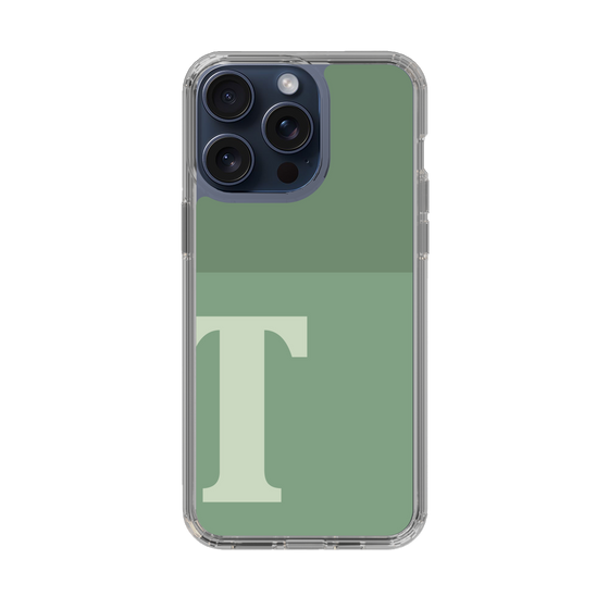 Slim Protection Case［ Original - initial two tone - T green ］