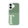 Slim Protection Case［ オリジナル - initial two tone - T green ］