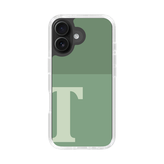 Slim Protection Case［ オリジナル - initial two tone - T green ］