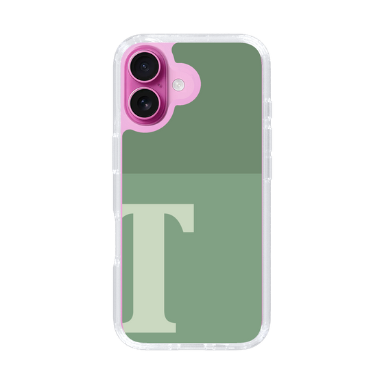Slim Protection Case［ オリジナル - initial two tone - T green ］