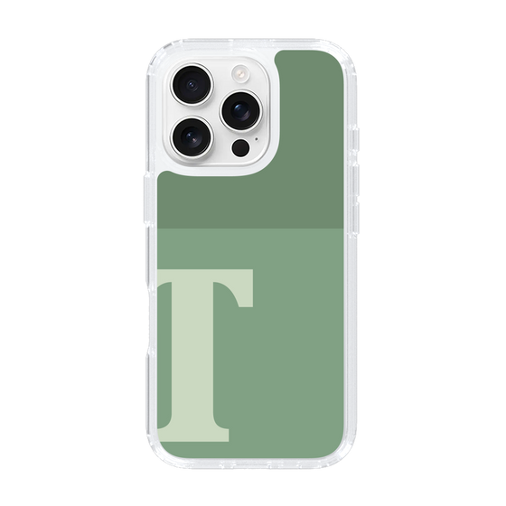 Slim Protection Case［ オリジナル - initial two tone - T green ］