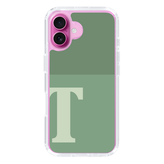 Slim Protection Case［ オリジナル - initial two tone - T green ］