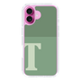 Slim Protection Case［ オリジナル - initial two tone - T green ］