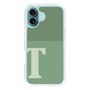 Slim Protection Case［ オリジナル - initial two tone - T green ］