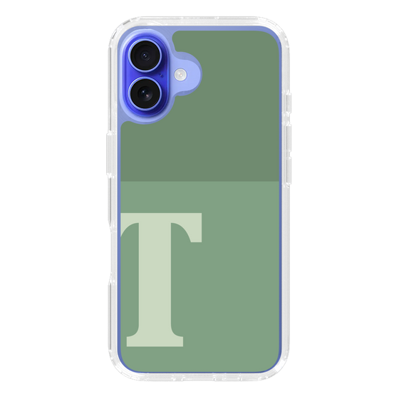 Slim Protection Case［ オリジナル - initial two tone - T green ］