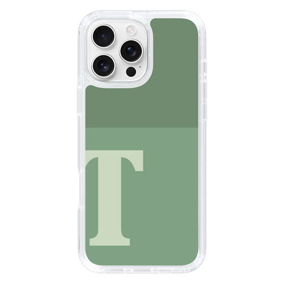 Slim Protection Case［ オリジナル - initial two tone - T green ］