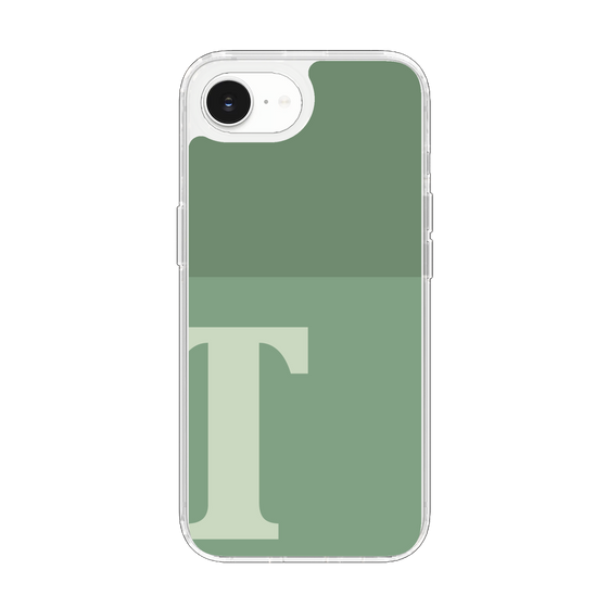 Slim Protection Case［ Original - initial two tone - T green ］
