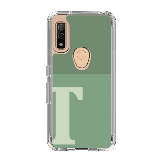 Slim Protection Case［ Original - initial two tone - T green ］