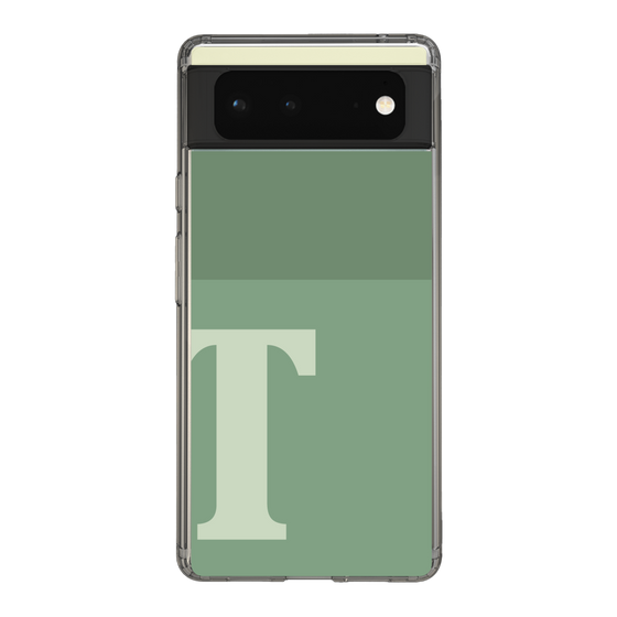 Slim Protection Case［ Original - initial two tone - T green ］