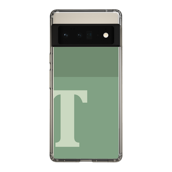 Slim Protection Case［ Original - initial two tone - T green ］
