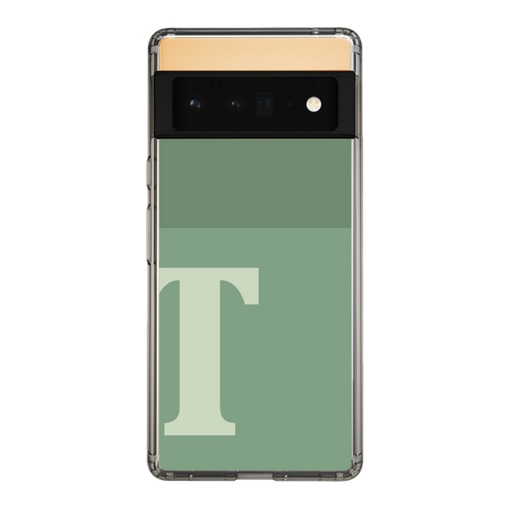 Slim Protection Case［ Original - initial two tone - T green ］