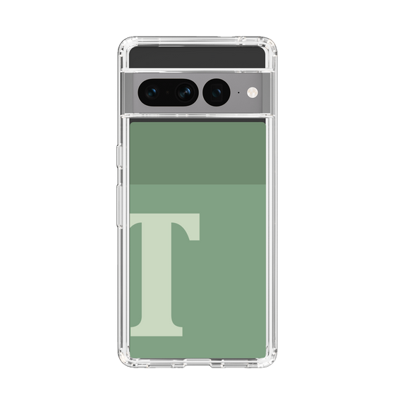 Slim Protection Case［ Original - initial two tone - T green ］