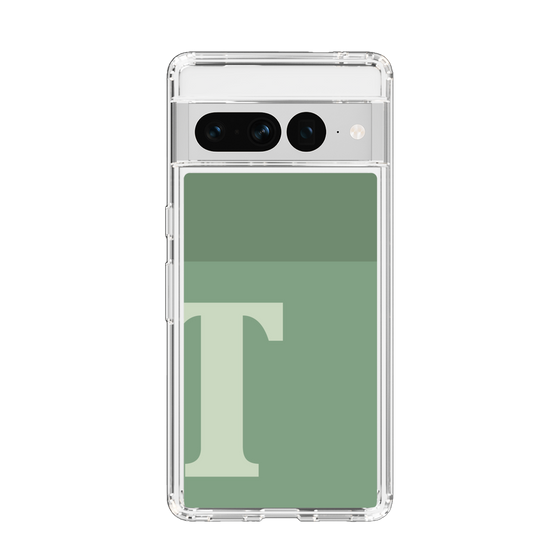 Slim Protection Case［ Original - initial two tone - T green ］