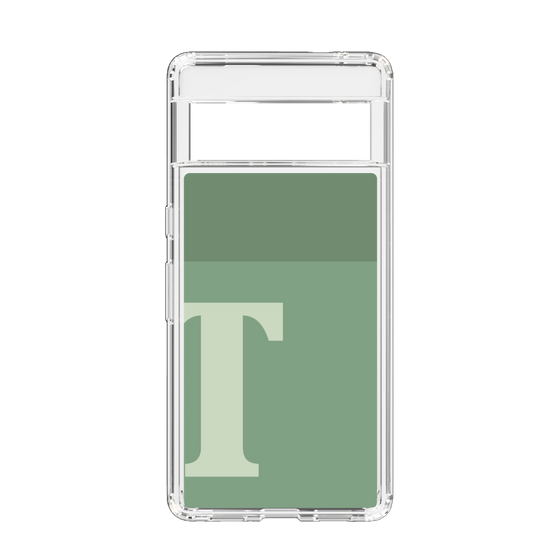 Slim Protection Case［ Original - initial two tone - T green ］