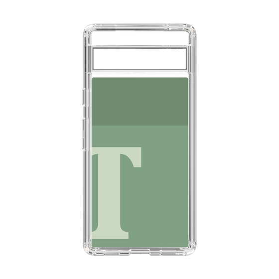 Slim Protection Case［ Original - initial two tone - T green ］