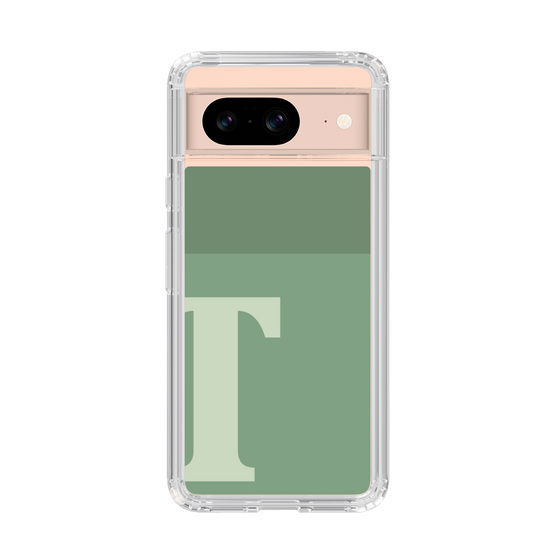 Slim Protection Case［ Original - initial two tone - T green ］