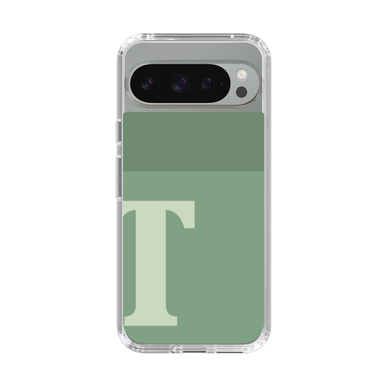 Slim Protection Case［ Original - initial two tone - T green ］