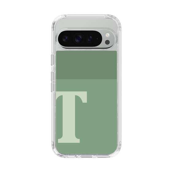 Slim Protection Case［ Original - initial two tone - T green ］